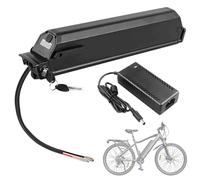 SSCYHT Batterie Remplacement 48 V 13 Ah 10,4 Ah Batterie Lithium 36 V Batteries Tube Diagonal 17,5 Ah 21 Ah Batteries Lithium avec Chargeur pour Moteur 250 W - 850 W,48v16ah Bullet