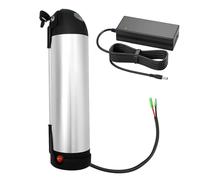 SSCYHT Batterie vélo électrique 36 V 10 Ah 13 Ah Batterie Lithium 48 V Batteries Tube Diagonal 36 V Batteries vélo électrique avec Chargeur et Port 4 Broches,36v13ah Bullet 360mm