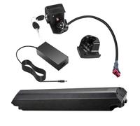 SSCYHT Batteries au Lithium 36 V 10 Ah 12,8 Ah 7,5 Ah Batteries Rechargeables 14 Ah Batteries Li-ION 36 V Batteries Cadre Cadre pour Moteur 250 W à 550 W avec Chargeur,36v12.8ah t Plug