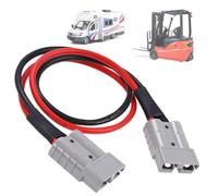 SSCYHT Connecteur Anderson 50 A avec câble Connexion 10 AWG Câbles de Prise pour Chariots élévateurs électriques pour Batteries au Lithium Câbles de Charge à Double tête,2m Cable 1pcs