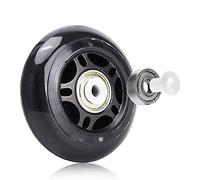 SSCYHT Lot de 8 Roues de Rechange 76 mm / 80 mm 82A pour Patins à Roues alignées, Roues avec roulements ABEC 7,80mm