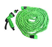 SSCYHT Tuyau Extensible avec Pistolet De Pulvérisation Buse De Pulvérisation 7 Fonctions Arrosage du Jardin Lavage Tuyau Flexible Léger, Arrosage et Lavage,25FT 7.5m