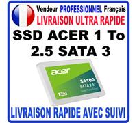 SSD 120Go 240Go 250Go 256Go 480Go 500Go 1To CRUCIAL/SAMSUNG/KINGSTON 2.5" SATA3