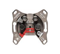 SSD 7-00 Twin prise murale terminale 4 Sorties TV Radio 2x SAT pour système satellite avec commutateur multiple