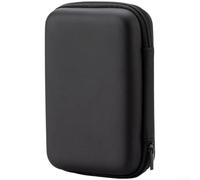 SSD-Case Hard Shell Sac de rangement pour disques durs externes 2,5 pouces - Housse de voyage résistante à l'eau pour cartes SD et consoles de jeux USB Noir 14 x 10 x 4 cm