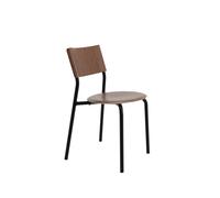 SSD Chaise de Salle à Manger Noyer/ Noir Graphite