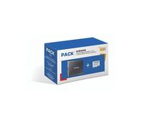 Pack SSD Externe Samsung T7 2 To Gris + Carte microSD Evo Plus 64 Go