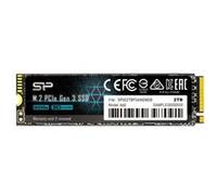 Disque SSD Interne - Silicon Power - P34A60 2To - NVMe PCIe Gen3x4 M.2 Lecture Écriture 2200 1600 Mo/s