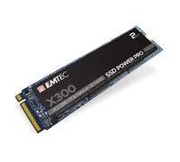 Emtec SSD M.2 X300 PCIe NVMe 3.0 2280 2 To pour ordinateur de bureau, AIO, PC portable