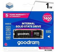 SSD M.2 NVME - GOODRAM - PX700 - 1 To - PCIe 4.0 - 7400 Mo/s