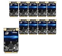 SSD MSATA 64 Go Dogfish Disque dur à état solide haute performance pour ordinateur portable de bureau 10 unités Paquet [64 Go (10 paquets), MSATA]
