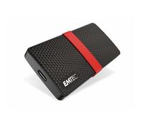 Emtec SSD externe portable Power Plus X200 – 128 Go – USB 3.2 Gen 1 (USB-C) – Noir G