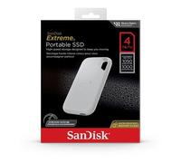 SSD portable SanDisk Extreme SDSSDE61W4TO 4 To USB 3.2 Gen 2 IP65 Blanc