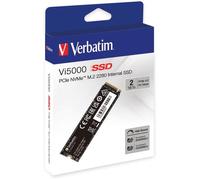SSD - VERBATIM - VI5000 - 2TB - PCIe4 NVME - 5000 Mo/s lecture, 4300 Mo/s écriture