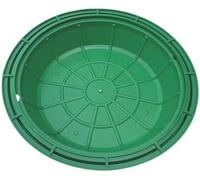 SSDDLZEQ Couvercle de Chambre d'inspection Circulaire Amovible et encastré avec Panneau d'accès dissimulé Ornementation de Jardin