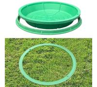 SSDDLZEQ Couvercle et Base de Chambre de Visite Circulaire, adaptés aux pelouses de Jardin extérieures Ornementation de Jardin(27.6in)