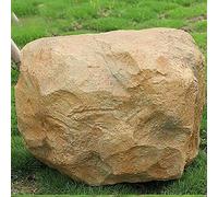 SSDDLZEQ Décoration en Pierre reconstituée à Grande échelle, couvercles de Regards dissimulés Ornementation de Jardin(Giallo,C 27.6 * 22.1 * 18.5in)