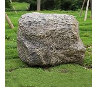 SSDDLZEQ Décoration en Pierre reconstituée à Grande échelle, couvercles de Regards dissimulés Ornementation de Jardin(Grigio,B 21.6 * 16.5 * 21.3in)