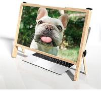 SSDDLZEQ Extenseurs d'écran Loupe d'écran d'ordinateur Portable Version la Plus récente Amplificateur d'écran de téléphone Portable Ultra-Clear Blu-Ray 3X