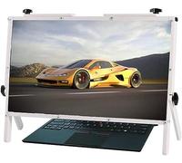 SSDDLZEQ Loupe d'écran d'ordinateur Portable 3D Haute définition, écran d'ordinateur Portable Anti-lumière Bleue de 22 Pouces, Compatible avec 15/16/17/18/20 Pouces