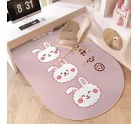 SSDDLZEQ Modèles Haut de Gamme et résistants Protecteur de Sol en Bois Multifonctionnel for chaises de Jeu sur Ordinateur sur Le thème des Dessins animés(Rabbit,90x120cm)