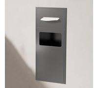 SSDDLZEQ Niche de Douche Murale encastrée en Acier Inoxydable, idéale for Le Papier Toilette et Les Articles de Toilette. Étagères de Rangement(Grey 550 * 240 * 140mm)