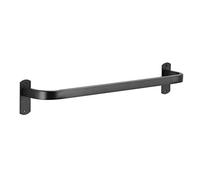 SSDDLZEQ Noir Single Tige Serviette Porte-Serviettes Porte-Serviettes Royal de Salle de Bain Salle de Bain en Acier Inoxydable Pendentif Mural Suspendu(50cm)
