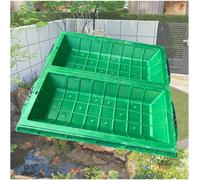 SSDDLZEQ Plaque d'égout décorative à Haute capacité de Charge Ornementation de Jardin(B100*100CM/39.4 * 39.4IN)