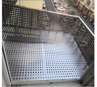 SSDDLZEQ Plaque perforée en Acier Inoxydable 110 * 70CM Plaque perforée en métal, Tampon de fenêtre étanche, Facile à Installer