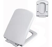 SSDDLZEQ Siège de Toilette à Fermeture en Douceur avec charnières réglables for Un Retrait Rapide Construction en polypropylène Durable(04D)