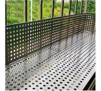 SSDDLZEQ Tôle perforée en Acier Inoxydable 304, Filet Anti-Fuite et antivol, Panneaux de Remplissage for Balustrade, Filet de Protection for Balcon for Chats, Grille décorative 1 pièce(67 * 120CM)