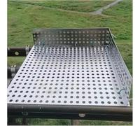 SSDDLZEQ Tôle perforée en Acier Inoxydable 304, Plaque perforée en Acier Inoxydable, épaisseur 0,8 mm, tampons de fenêtre Anti-Fuite avec Attaches et Gants,(20x120 cm)