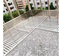 SSDDLZEQ Tôle perforée en Acier Inoxydable 304, Plaque perforée en Acier Inoxydable, épaisseur, tampons de fenêtre Anti-Fuite avec Attaches et Gants(67x100cm)