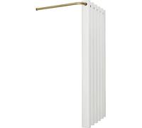 SSDDLZEQ Vestiaire mural pour intimité et séparation des pièces, vestiaire portable avec rideaux pare-soleil (blanc, 100 x 100 cm)