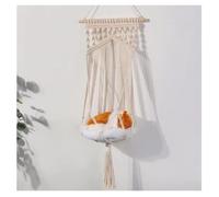 SSDHUA Hamac fait à la main pour chat et chien - Balançoire à suspendre - Design nid de chat - Décoration d'intérieur élégante - Décoration d'intérieur - Maison pour chat - Personnalité - Hamac F