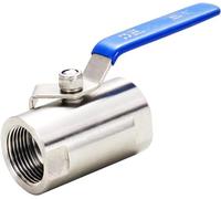 SSDXFJZR Vanne à bille en acier inoxydable 1/4" 3/8" 1/2" 3/4" 1' 1-1/4 1-1/2" 2' Femelle 1P Passage Complet avec Poignée de commutation Vannes à bille filetées(Half Steel,DN50)