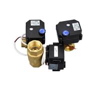 SSDXFJZR Vanne à Boisseau sphérique motorisée étanche IP65 1/2", 3/4", 1" avec Interrupteur Manuel, 9 V CC, 12 V CC, 24 V CC, en Laiton.(12vdc-cr02,DN20)