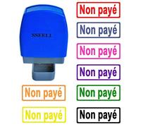SSEELL Non payé Tampon Encreurs Auto-encreur Bureau self Cachet Stamp Office Pre Inking Timbre - Bleu