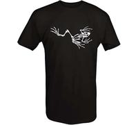 SSGTCKFM Frog Skeleton Marines Se@al Navy Army Military - T Shirt Black
