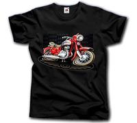 SSGTCKFM Jawa Motorcycle Shirt S - XXXL Czech DDR Germany Motorrad Vintage OST Black