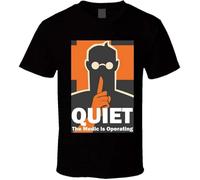 SSGTCKFM Medic Team Fortress 2 TF2 t-Shirt Quiet Medic is Operating Video Game Shirts