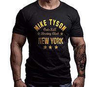 SSGTCKFM Mike Tyson T-Shirt de Boxe Noir