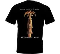 SSGTCKFM Queensrÿche Promised Land T Shirt Red Khaki Black Heavy Metal