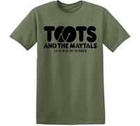 SSGTCKFM Toots & The Maytals 54-46 Was My Number T-Shirt Ladies Mens Tshirt Top Army Green