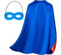 Ssguopte Capes de Super-héros et Masques pour Les Enfants, Ensembles de Robe Super-héros pour Enfants, Cape Bricolage et Masque pour Les Costumes Robe fête