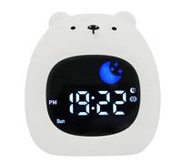 Ssguopte Réveil d'apprentissage du Sommeil pour Enfants, réveil de Chevet avec veilleuse, horloges numériques Rechargeables pour Filles et garçons, Ours