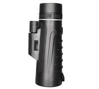 SSHHM Jumelles Monoculaires, Vision Nocturne à Faible Luminosité, Oculaires Confortables, Vision Haute Définition, Facile à Transporter/Noir / 10×42