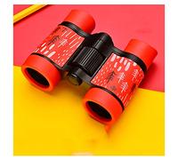 SSHHM Spécifique à l'enfant Télescope Binoculaire, Protection des Yeux, Haute Définition, Convient aux Enfants de 3 à 6 ans/rouge / 110×85mm