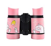 SSHHM Télescope Binoculaire, Adapté aux Enfants, léger et Portable, Protection des yeux, Facile à Utiliser, Activités de Plein air/rose / 85×105