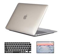 SsHhUu Coque pour Macbook Pro 13 Pouces (Sortie en 2016~2020) Modèle A2338/A2251/A2289/A2159/A1989/A1706/A1708, Plastique Coque Rigide Housse Étui et Couverture de Clavier & Protecteur d'écran, Gris